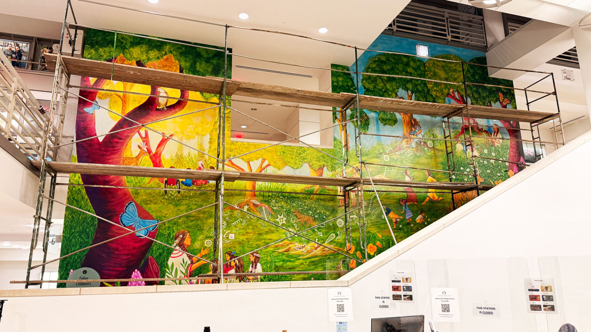 Behind the Scenes: Bringing the SF Public Library Atrium Mural to Life